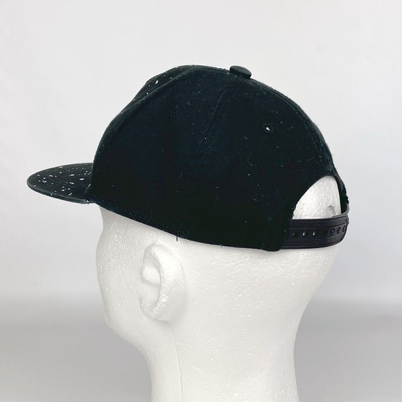 Star Wars Boys Black Vader Tie Fighter White Dots Strap Back Baseball Hat Cap - Picture 7 of 12